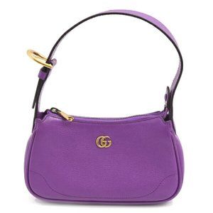 Gucci Aphrodite Purple Leather shoulder